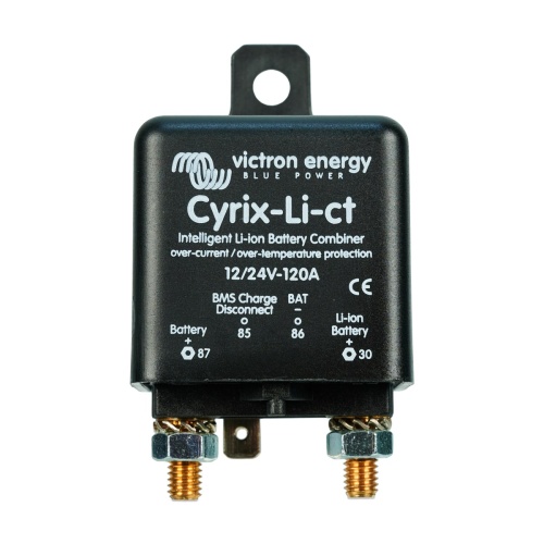 Victron Energy Cyrix-Li-ct 12/24-120 — реле объединения аккумуляторов 120 А Victron Energy Cyrix-Li-ct 12/24-120 — реле объединения аккумуляторов 120 А