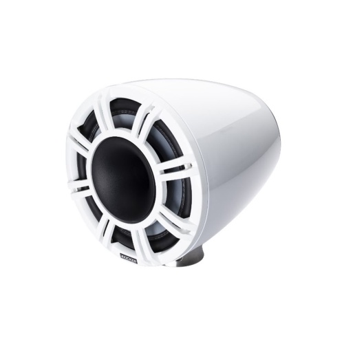 Kicker 11" (280 мм) башенная рупорная акустическая система, белые LED-решётки