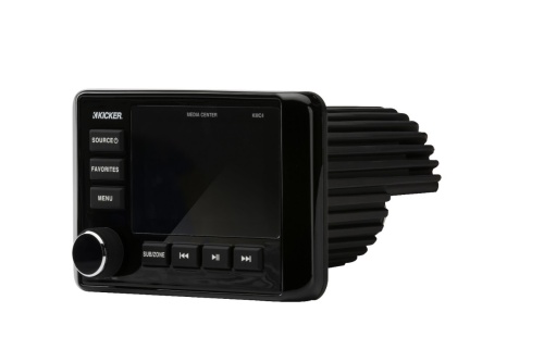Kicker KMC4 Морской медиацентр 4 канальный, квадратный, KA46KMC4