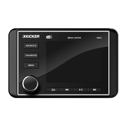 Kicker KMC6 Морской медиаресивер 6-канальный с Bluetooth и DAB радио, KA48KMC6 фото 3